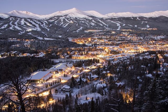 The mountain village of Breckenridge is a must see winter getaway. 